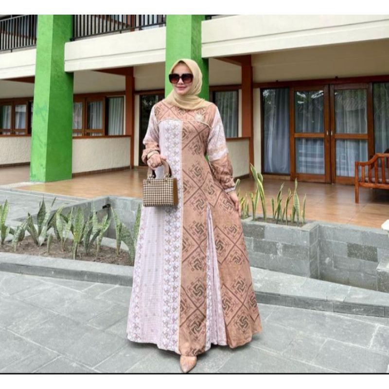 Lanisa dress / gamis rayon premium / gamis rayon zara premium