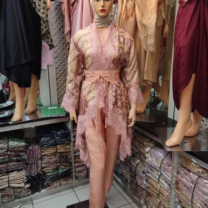SET KEBAYA BATIK VISCOSE TERKINI setelan celana batik viscose