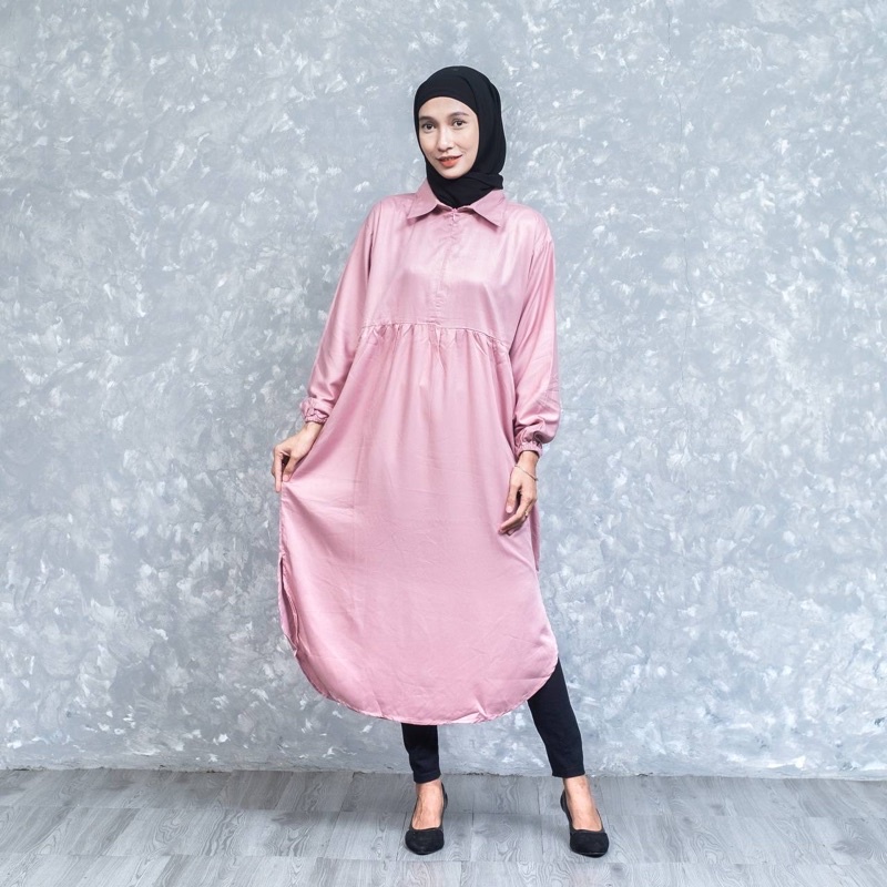 COD - Atasan tunik Polos wanita Twil Original