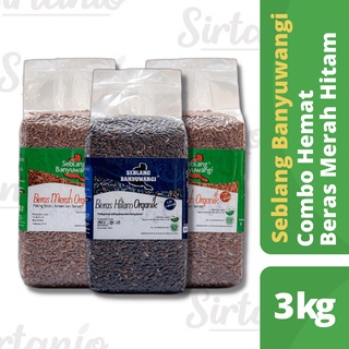 

Sirtanio Paket Combo 3kg Beras Organik untuk Penderita Diabetes, Penyakit Jantung, dan Diet ketat - 2kg Beras Merah dan 1kg Beras Hitam Pekat