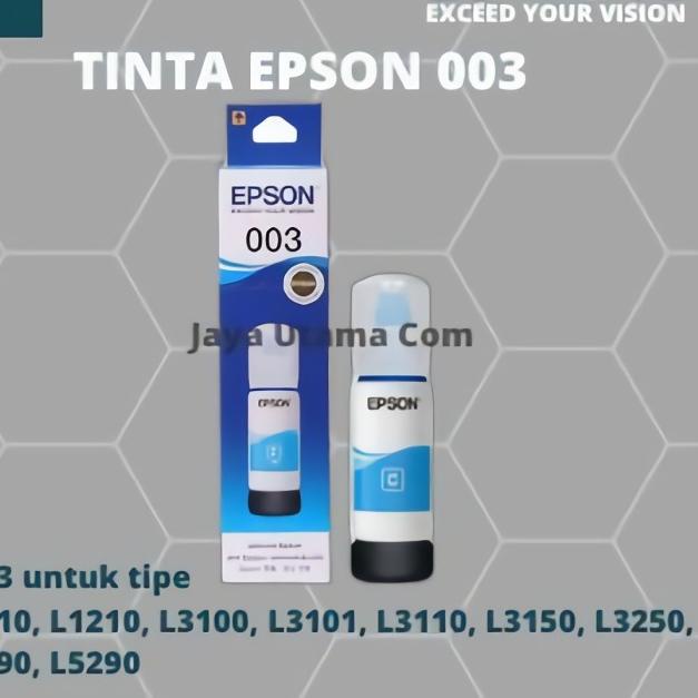 Tinta Epson 003 Original Refill Ink Printer L3110 L3150 - Kuning