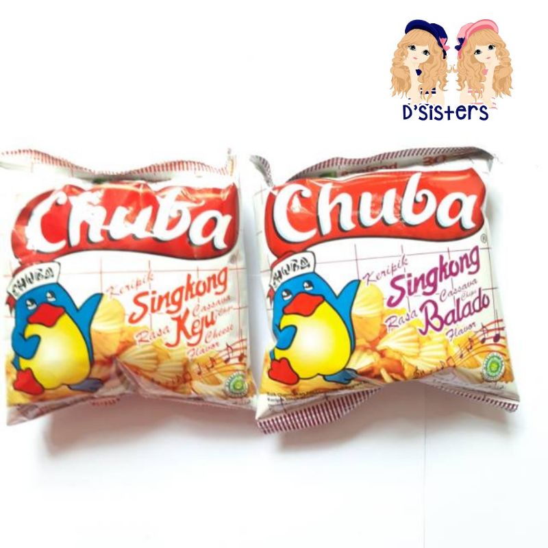 

CHUBA KERIPIK SINGKONG (1 PACK ISI 20 PCS)