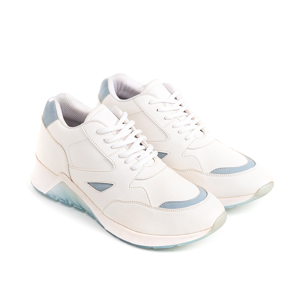 LEONA WHITE |MNM x Lvnatica| Sepatu Sneaker Putih Wanita Casual ORIGINAL