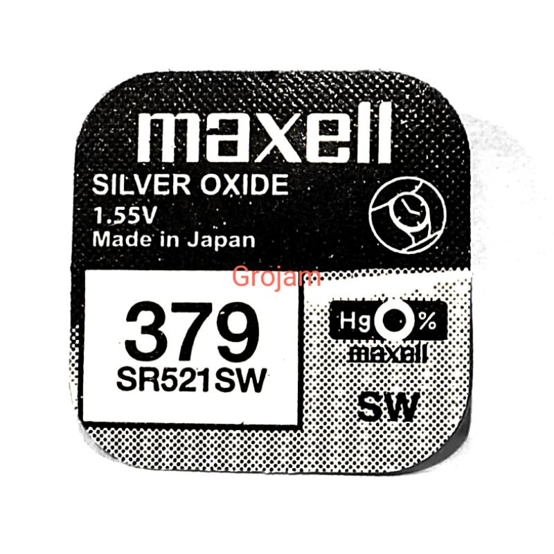 Baterai Maxell 373 379 916 521 SR916SW SR521SW SR916 SR521 Sony 379 Sony 521 Sony SR521SW ORIGINAL