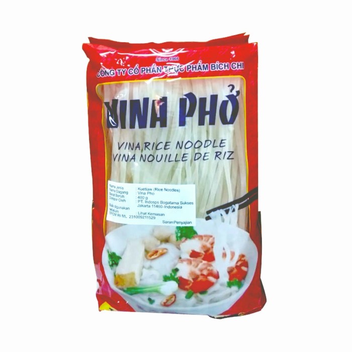 

NEW Vina Pho Rice Noodle Vietnam / Kwetiaw Mie Beras 400gr