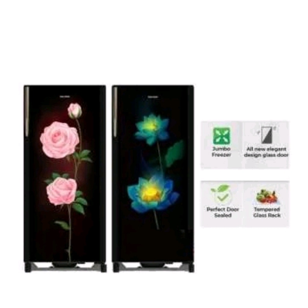 KULKAS POLYTRON 1 PINTU KACA TYPE PRA 17 PLX/PRX