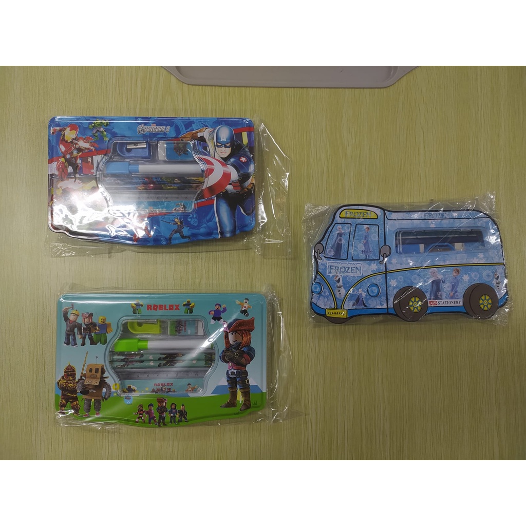 

Montana Pensil Case Set 2218 dan Pensil Case Kaleng Mobil XD - 9555