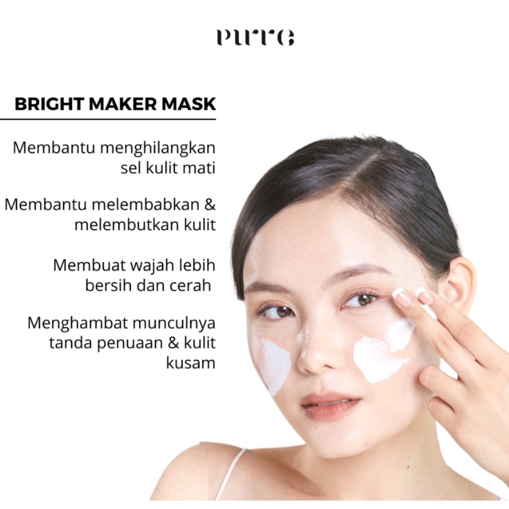 PURRE Mask - Mugwort Centella Asiatica Mask | Bright Maker Mask