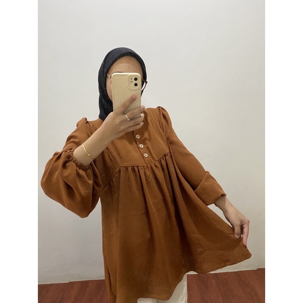 JOLENE • Syfana Tunic Look / Semi Tunik Pakaian Wanita Busui Friendly