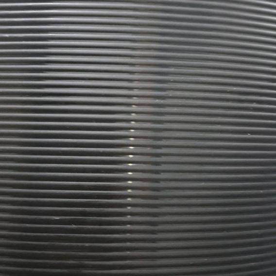 

Fiber pagar tebal 1,2 mm Motif garis garis New Multiplas (per meter) - Hitam