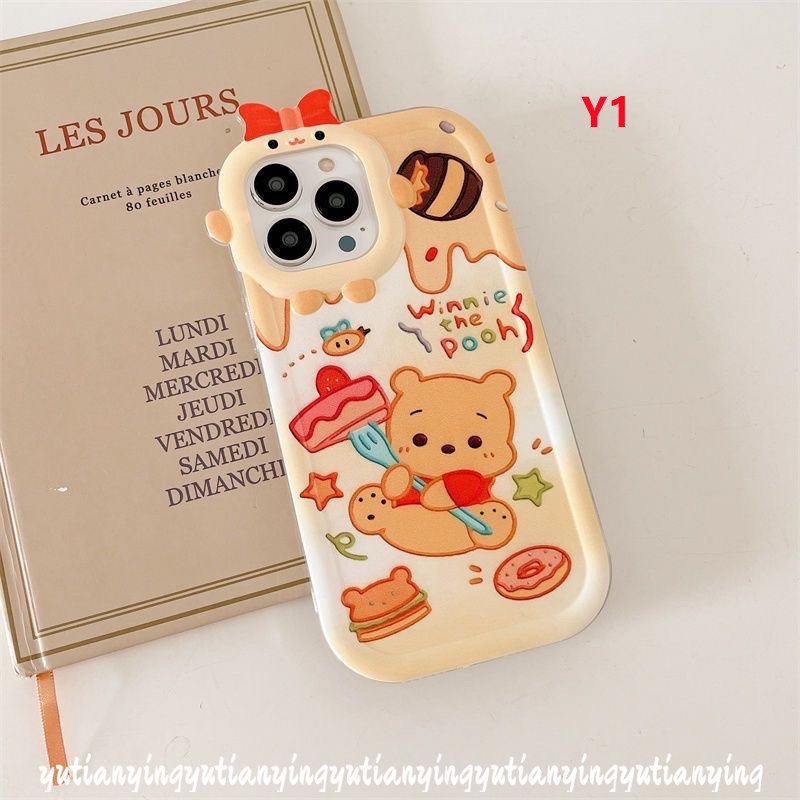 Soft Case Desain Kartun Winnie The Pooh 3D Untuk Realme C25Y C30 C11 C12 C25 C25s C21Y C35 C31 C21 C15 C1 C3 C17 Realme 5i 6i 7 5s