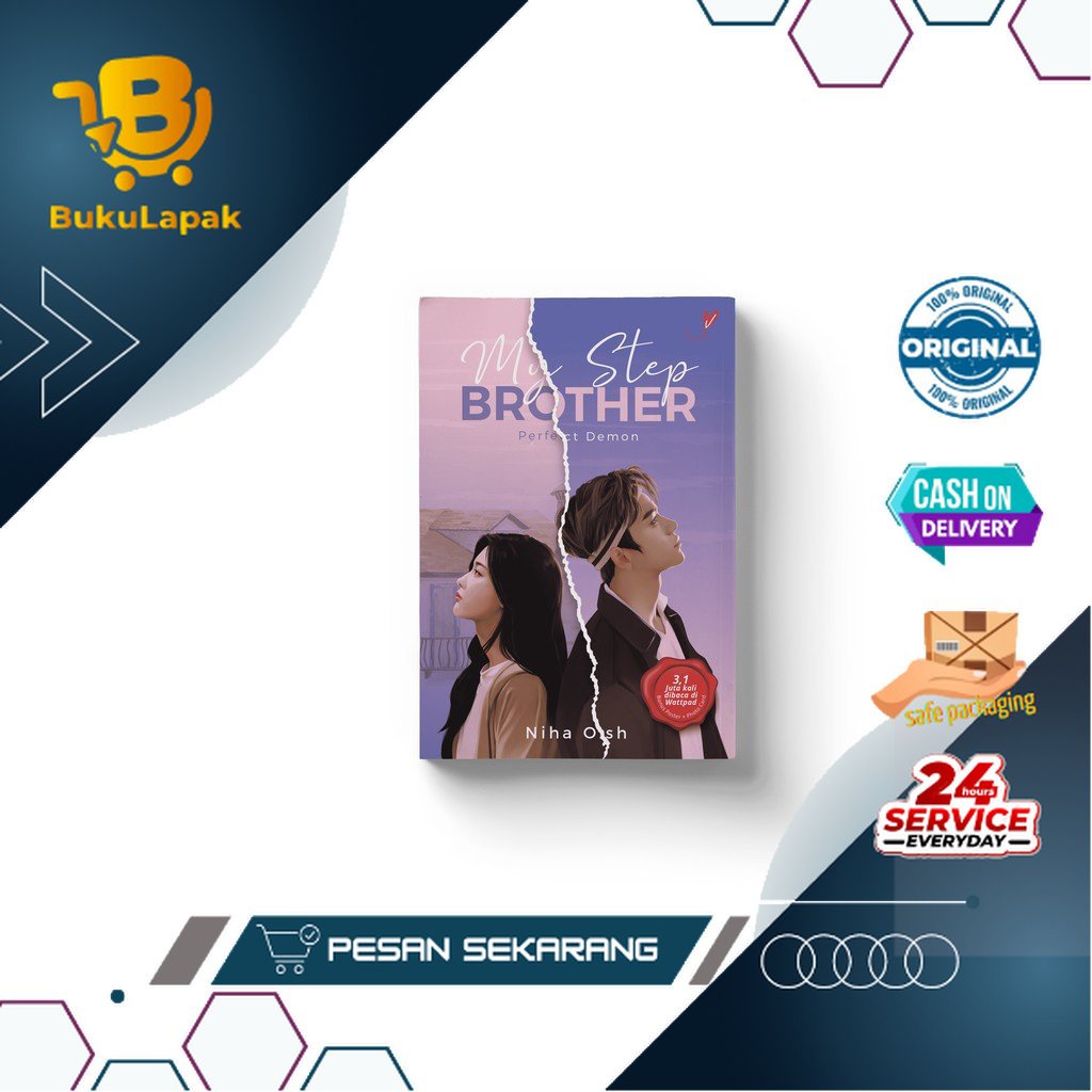 BUKU NOVEL REMAJA : MY STEP BROTHER - NOVEL WATTPAD - BUKU REMAJA