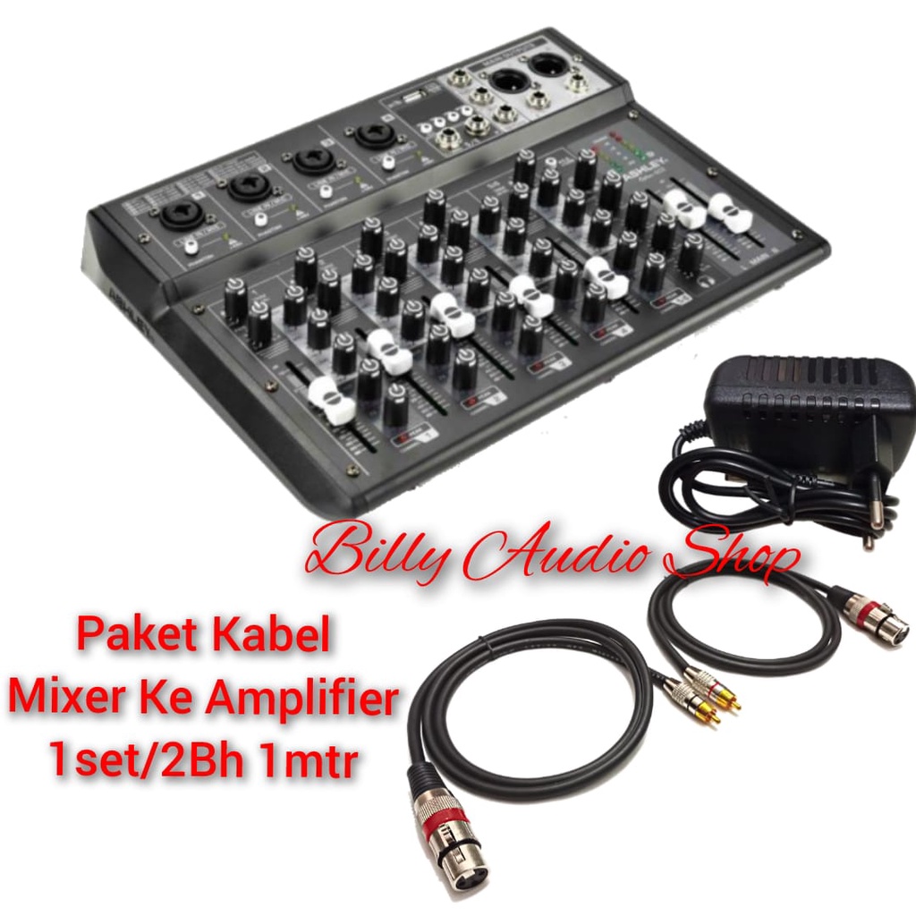 MIXER ASHLEY OPTION 602 /OPTION602 USB,BLUETOOTH 6 CHANNEL