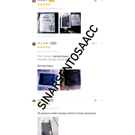 Baterai Original 100% BN45 Xiaomi Redmi Note 5 Note 5 Pro Note 5 Plus BN45 BN 45 Batre Batrai Xiao Mi Ori HP Garansi AWET MURAH