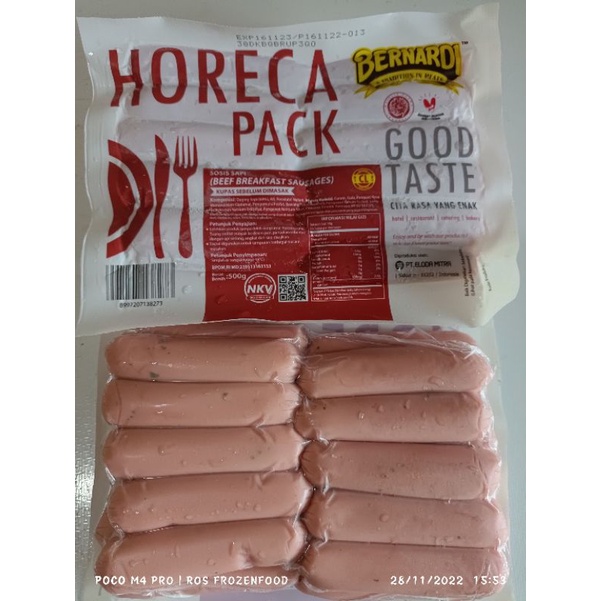 

BERNARDI HORECA Sosis Sapi 500g