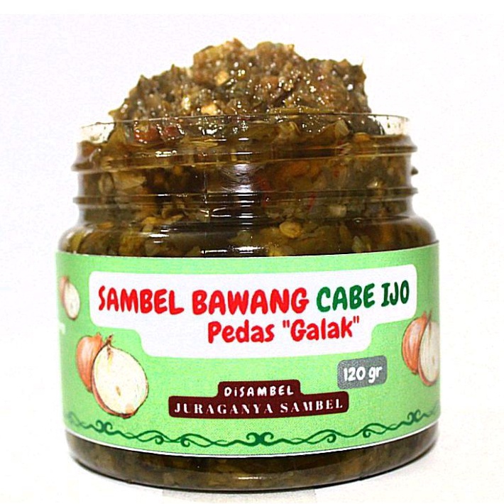 

SAMBAL BAWANG CABE IJO, SAMBEL BAWANG DISAMBEL