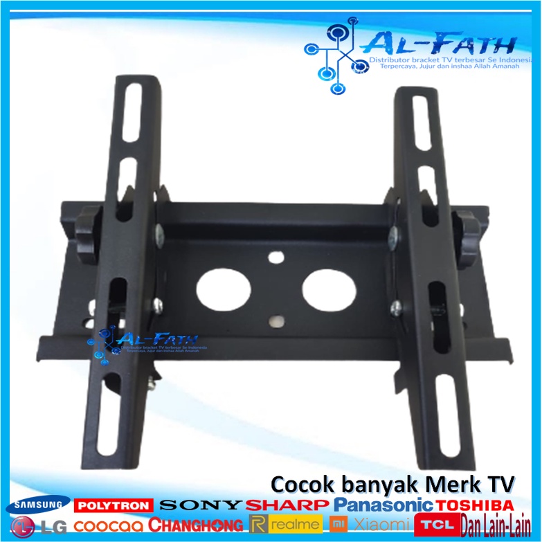 Bracket TV LED LCD 14&quot; s/d 40&quot; Universal [ 40 32 24 21 17 14 inchi ] Bisa nunduk  FULL BESI bracket braket breket briket breaket brecket bricket