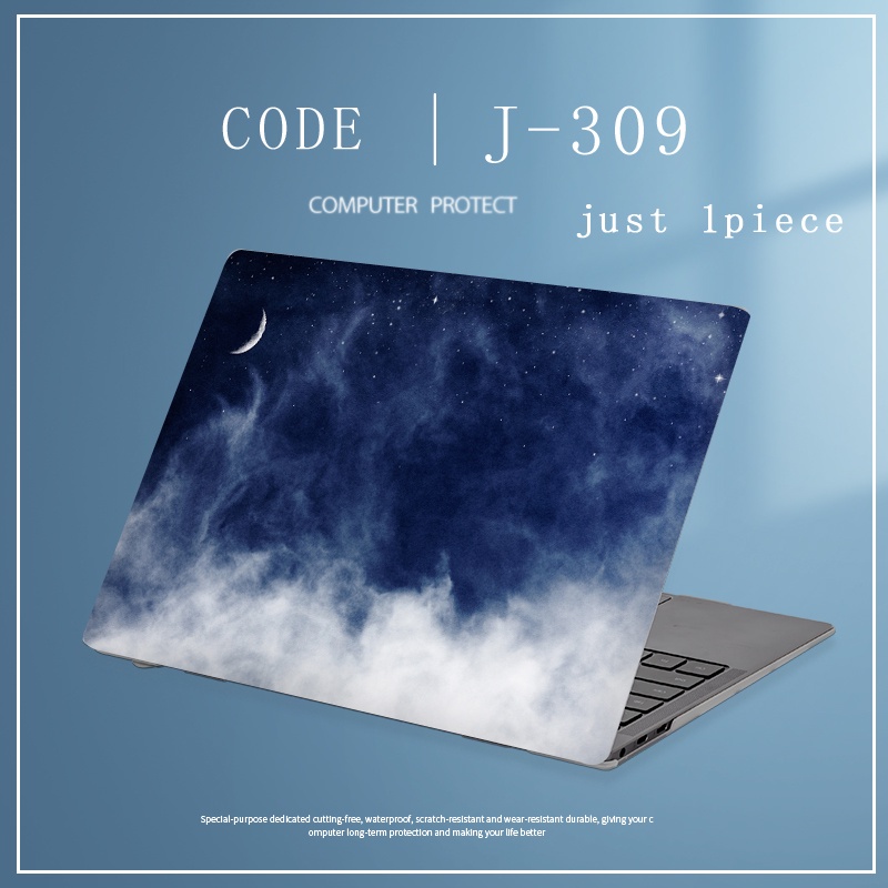 1pc Universal Bebas Potong (COD) Stiker Laptop Notebook Pelindung Cover Skin Untuk Semua Ukuran MacBook