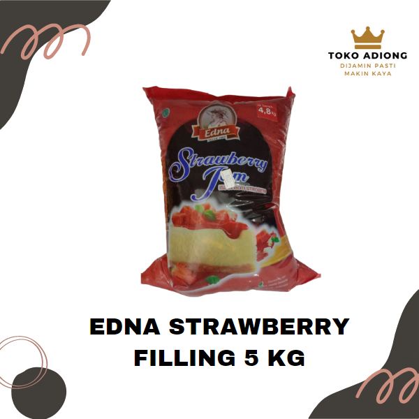 

EDNA STRAWBERRY FILLING 5 KG / selai strawberry