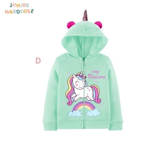 AS Jaket anak perempuanJunior Wardrobe Unicorn with Pompom