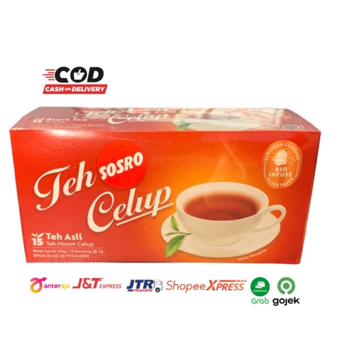 

[ HOKKY ] TEH CELUP SOSRO ISI 15 X 2GR THE WANGI MURAH GUNUNG SLAMAT