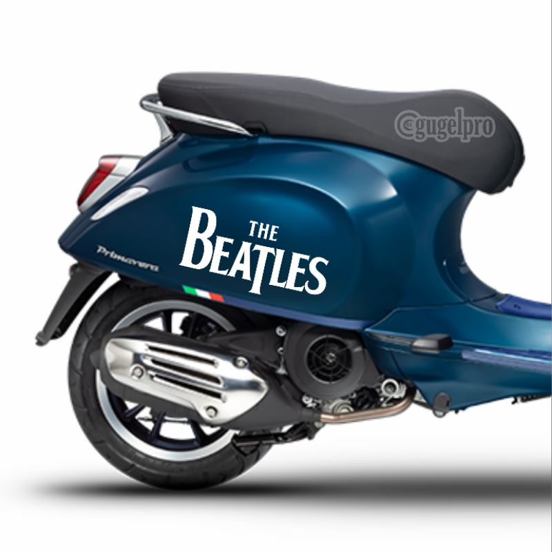 Sticker The Beatles stiker cutting body vespa scoopy