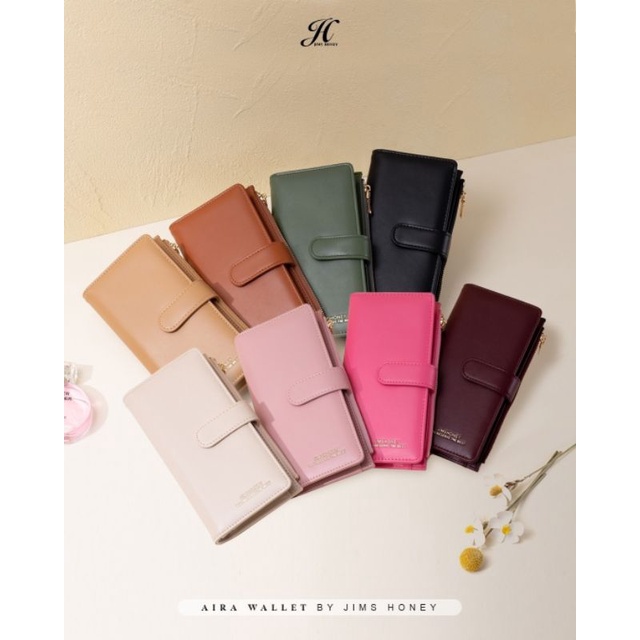 Aira Gabby Amanda Aurelia wallet jimshoney original dompet wanita import murah realpic cod ayra