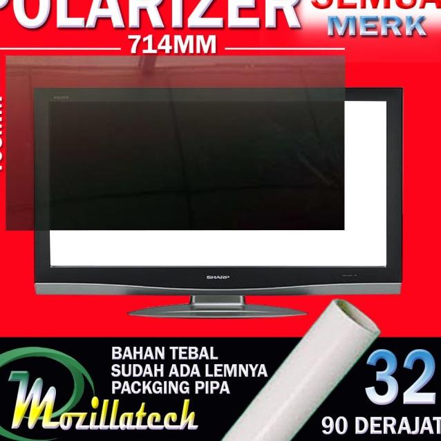 plastik polarizer tv sharp aquos 32 inch polarizer sharp aquos 32inch - 0"DERAJAT