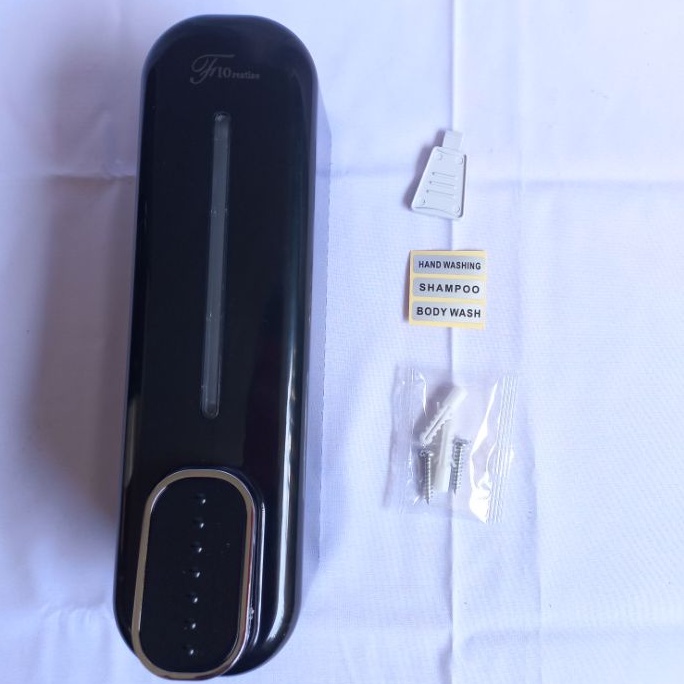 DISPENSER TEMPAT SABUN SHAMPO CAIR SINGLE WITH KEY LOCK -  TOUCH SOAP DISPENSER