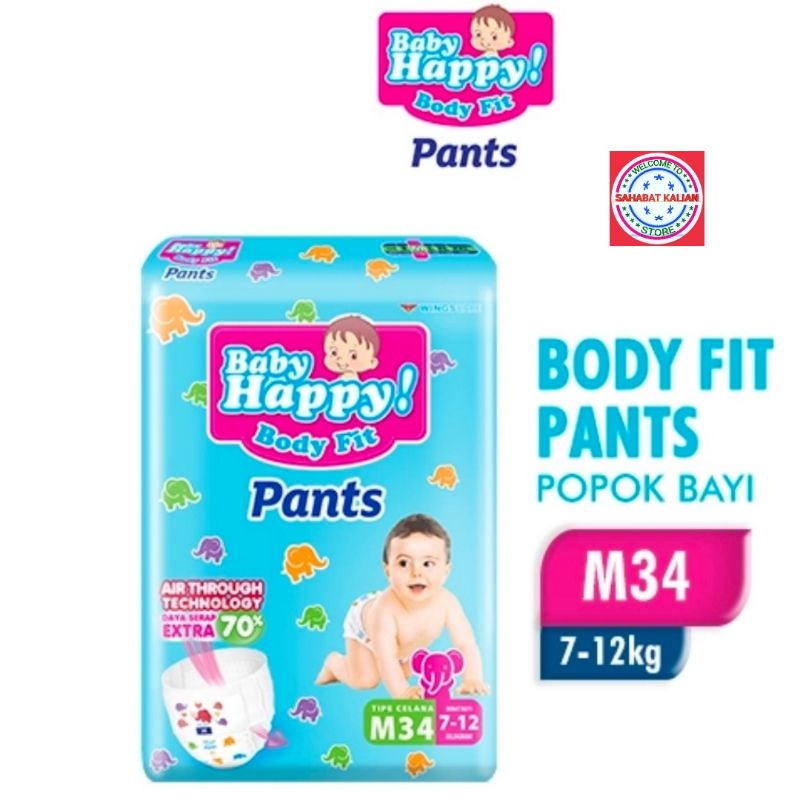 Baby Happy Pants S40, M34, L30, XL26 DAN XXL24