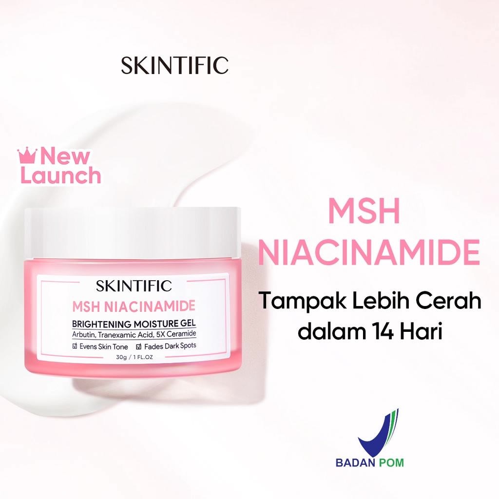 ★ BB ★ SKINTIFIC MSH Niacinamide Brightening Moisturizer Glowing Moisture Gel 30g