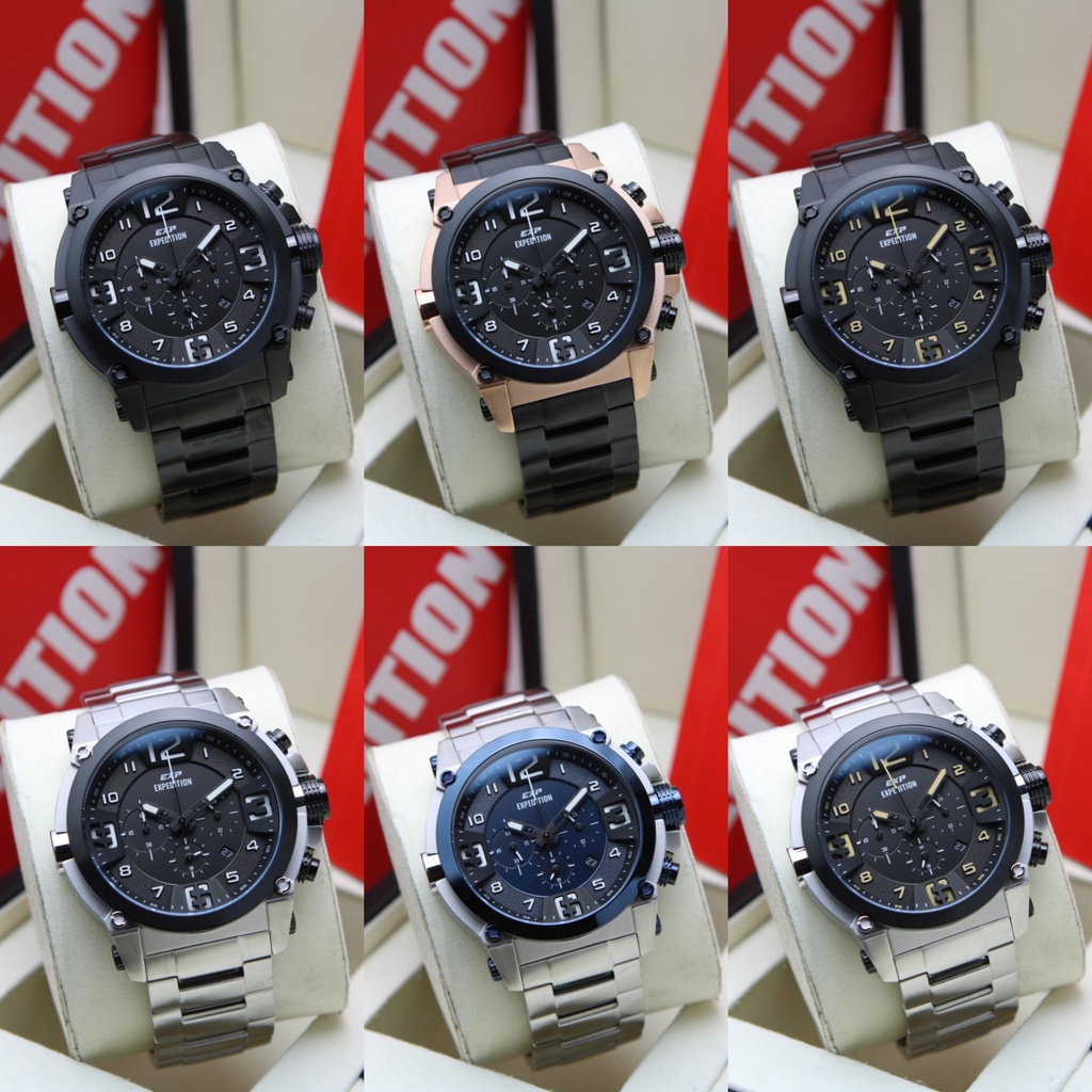 JAM TANGAN PRIA EXPEDITION E 6605 / E6605 RANTAI ORIGINAL GARANSI RESMI 1 TAHUN