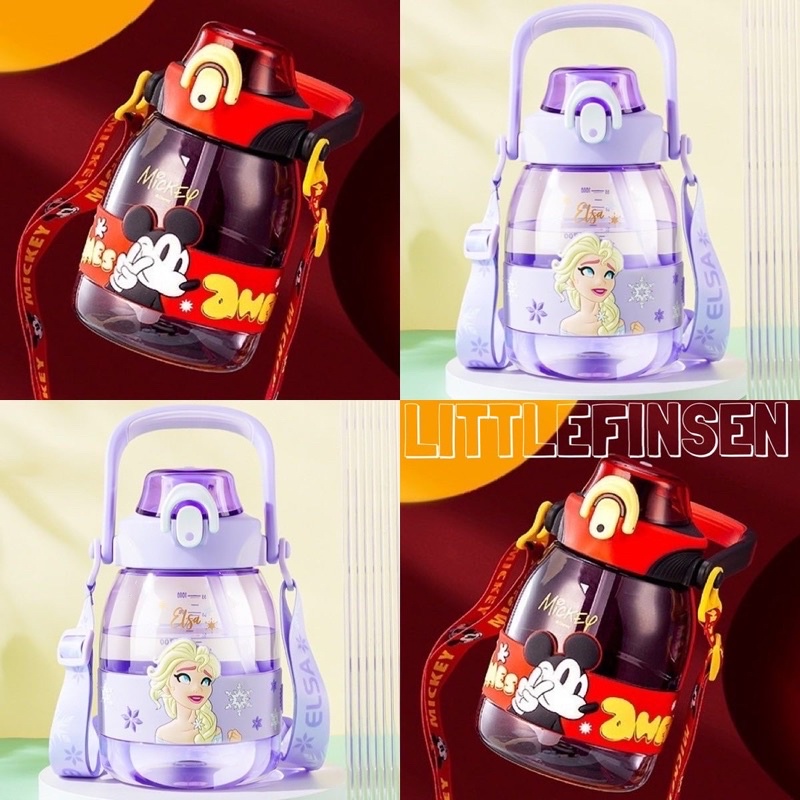 botol 1,2 liter/botol 2 in 1/botol sedot dan teguk/botol gendut disney/botol disney original