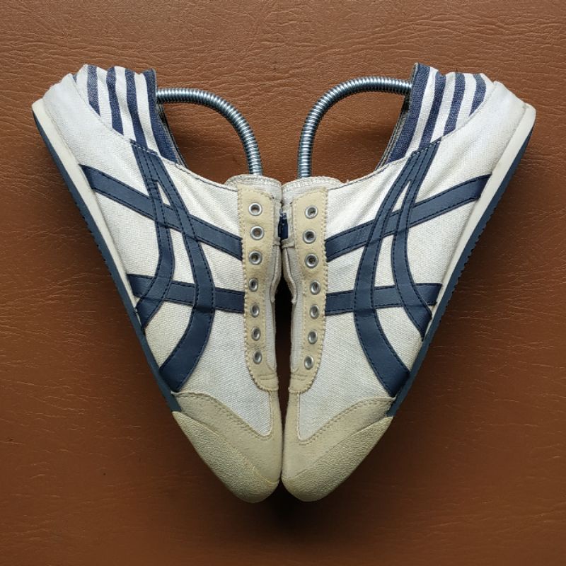 Sepatu Onitsuka Tiger Mexico 66 Paraty Slip On Navy TH342N [second used]