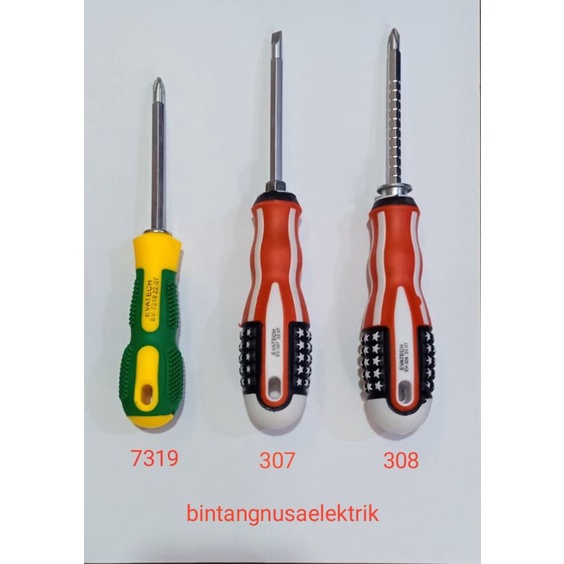 Evatech Obeng Bolak Balik Magnet/ Obeng 2 in 1/ Obeng USA/ Obeng Amerika/ Obeng 4&quot; / Obeng 6&quot;/ Screwdriver