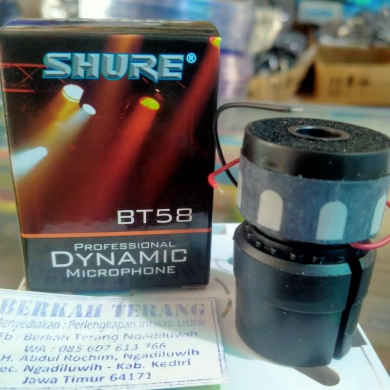 SPUL SPULL MIC BT-58 SHURE MICROPHONE SPOL SPOOL SPUEL