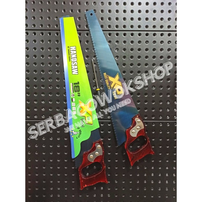 [BISA COD] Promo Paket Gergaji Kayu Gg Kayu 14 - 20 Inch Bonus Kikir Gagang 4 In - Paket 14-18 Inc /