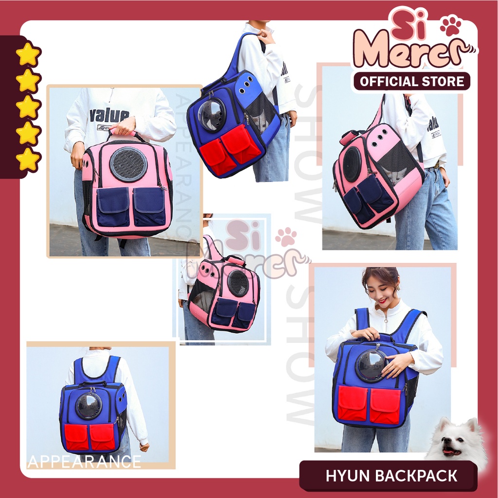 Tas Ransel Anjing Kucing Transparan / Tas Astronot Kucing Anjing / Pet Cargo / Pet Backpack