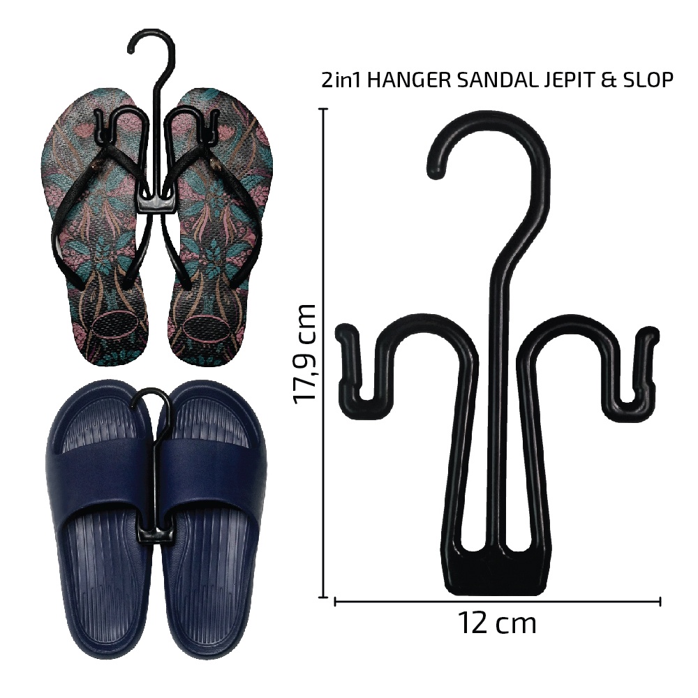Hanger Sandal 2 in 1 Slop dan Jepit, HARGA PABRIK