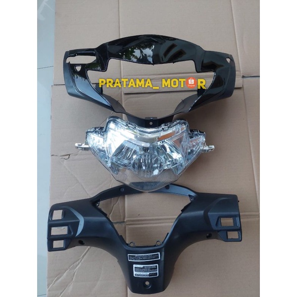 Batok Kepala Honda Supra x 125 Lama Tahun 2005-2007 Depan Belakang Plus Lampu Depan