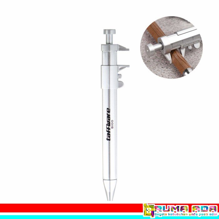 

Pulpen multifungsi Ballpoint Pen Caliber Measuring Tool scale rule