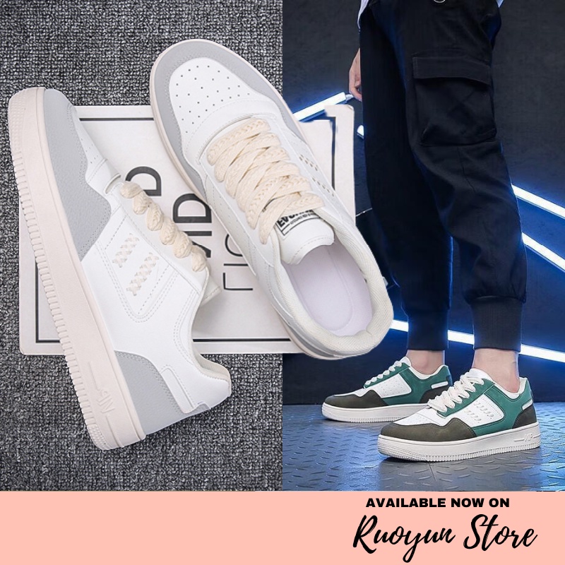 RYX - Calm Flame Sepatu Sneakers Tali Pria Fashion Casual / Olahraga (NO BOX) - Ori Import