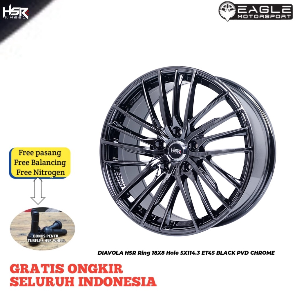 EAGLE | VELG MOBIL R18 RING 18 ORIGINAL HSR DIAVOLA VELG INNOVA XPANDER CRV HRV