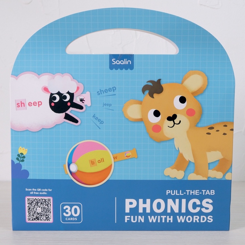 Saalin Pull The Tab Phonics Fun With Words Mainan Edukasi Anak / Hampers Kado Anak