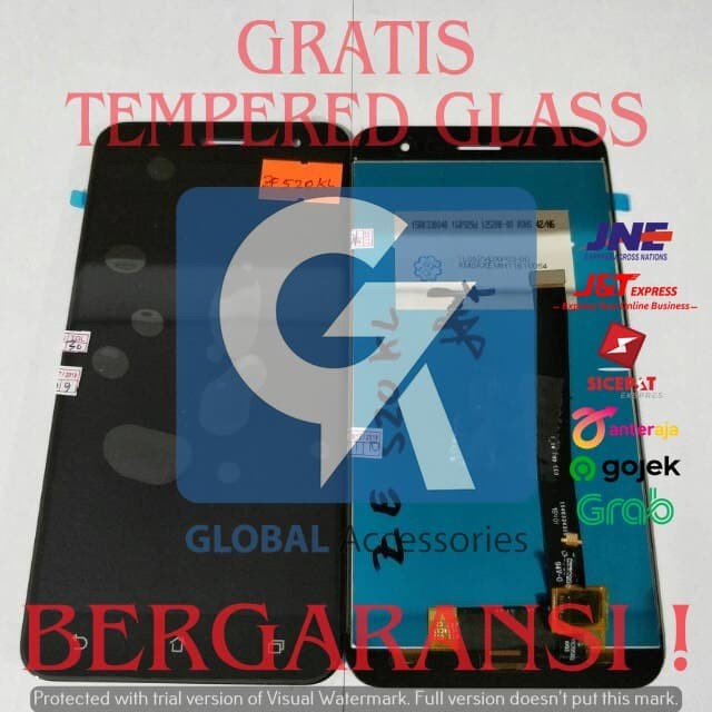 Lcd + Touchscreen Asus Zenfone Ze520Kl White Original Oem