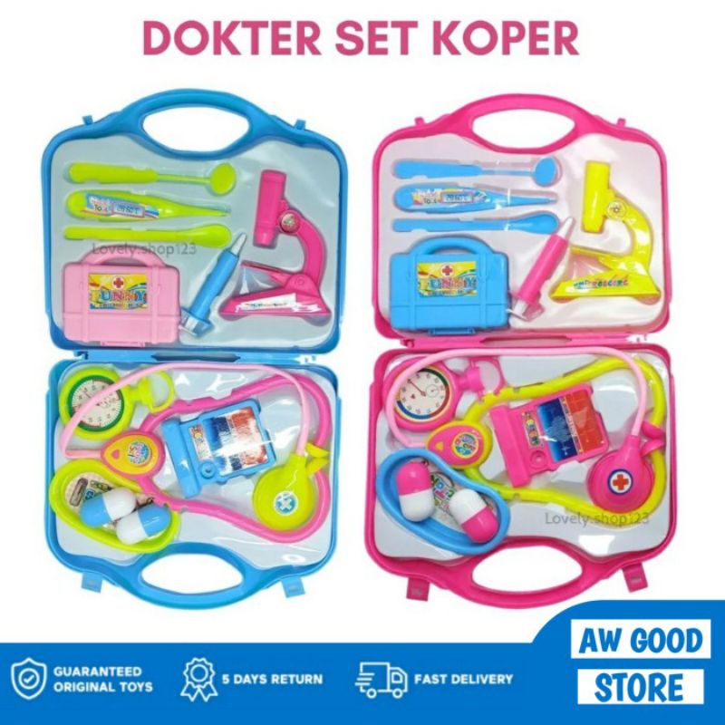 Mainan Set Dokter Koper Anak Edukatif - Dokter Dokteran Medical Edukasi