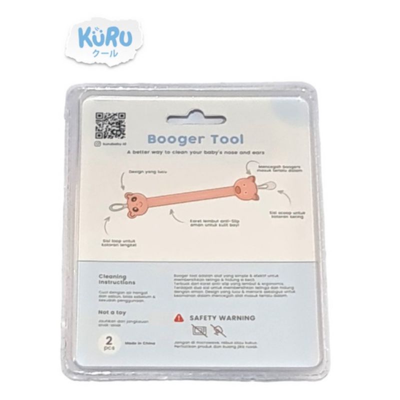 KURU baby HC201 Baby Booger Tool/Alat pembuang Lendir hidung&amp;telinga