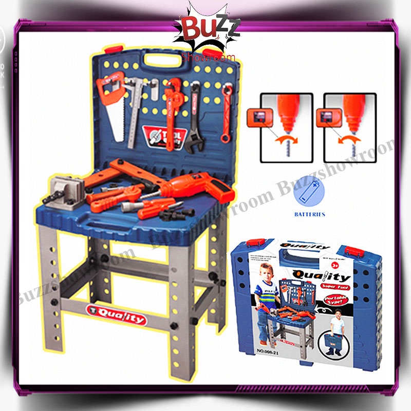 Tools Set  Besar toys mainan alat perkakas tukang tukangan Super Tool