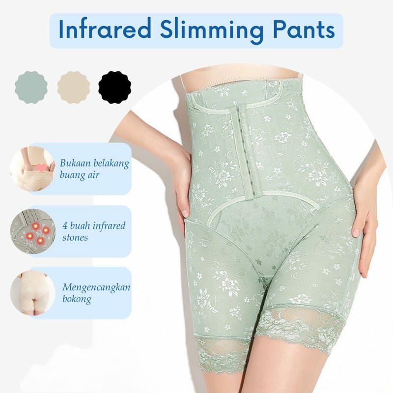 KORSET INFRA RED SLIMMING PANTS WITH TOURMALINE PELANGSING PERUT PASCA MELAHIRKAN