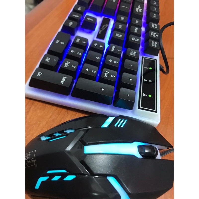 Keyboard + Mouse  Gaming LED G21 Backlight Model Kabel USB